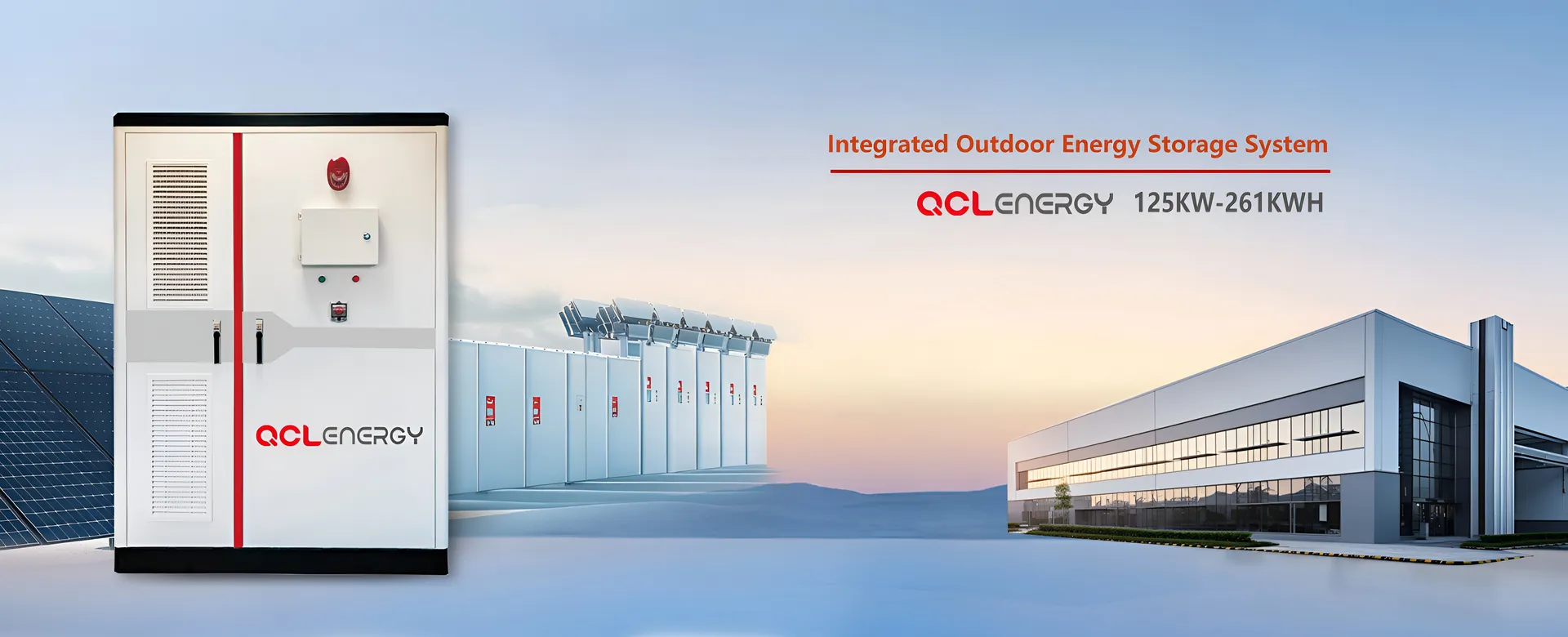 Промислова система накопичення енергії QCL Energy 125кВт/261кВт*год для підприємств та бізнесу